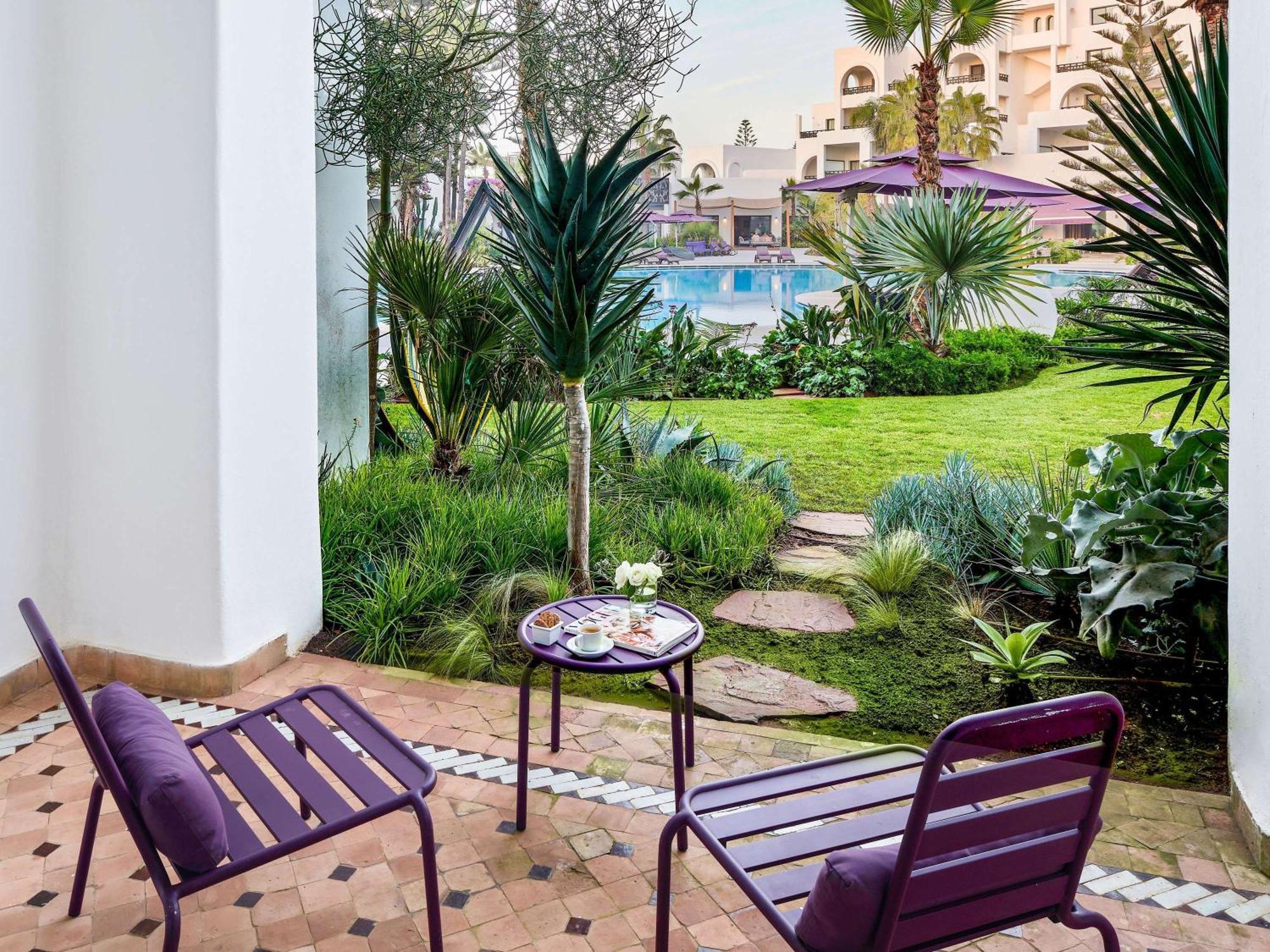 Pullman Mazagan Royal Golf & Spa El Yadida Exterior foto View of the pool from a room